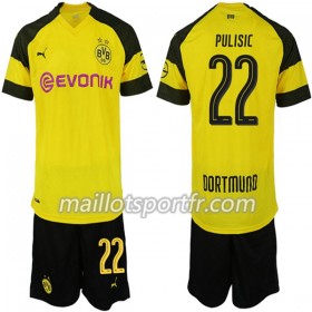 Maillot de Foot Borussia Dortmund PULISIC 22 Enfant Domicile 2018/19